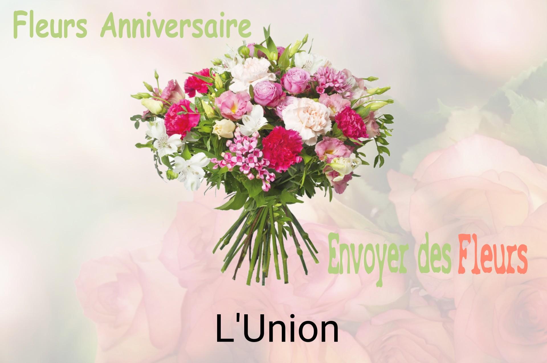 Bouquet de fleurs d’anniversaire livré à L'Union
