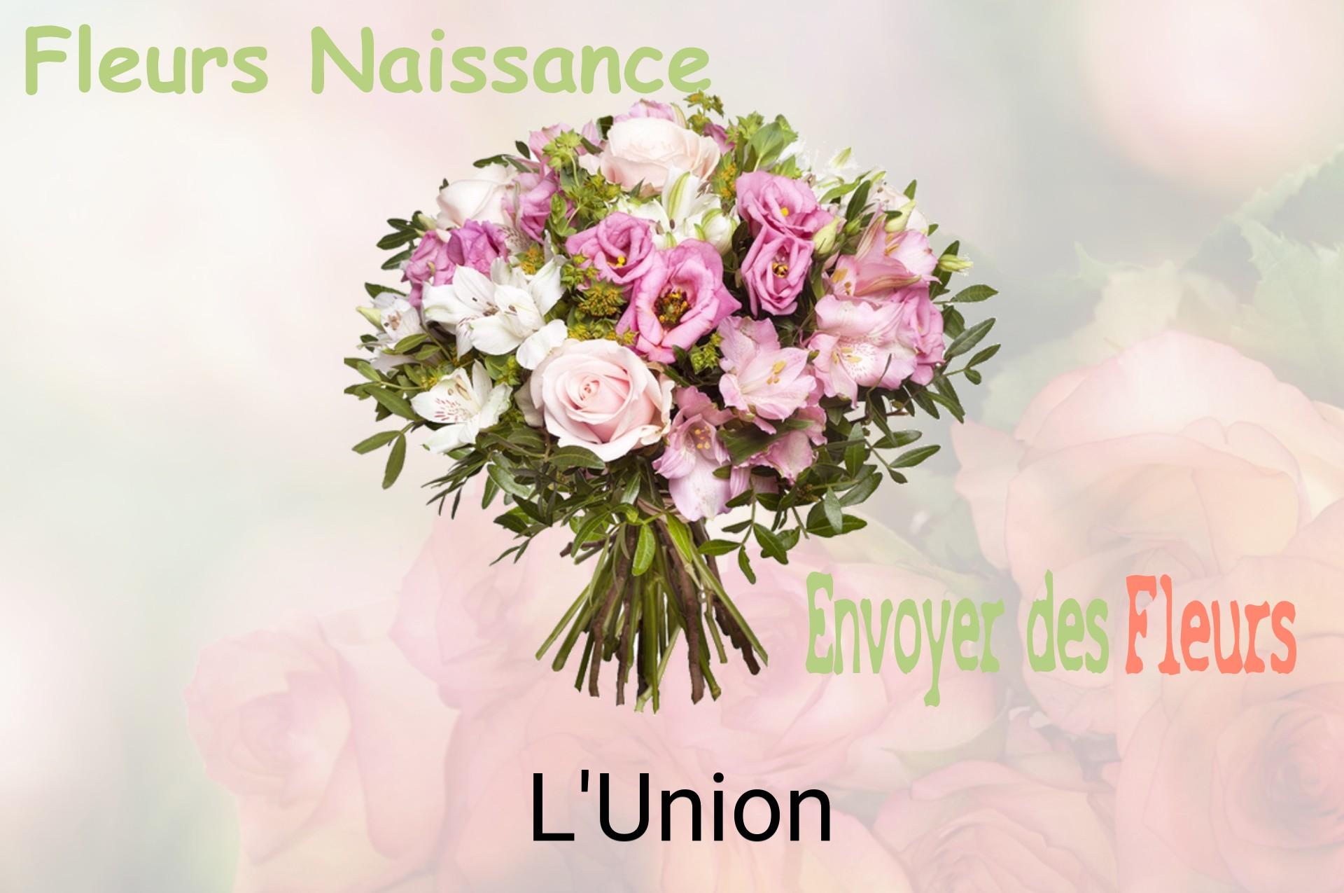 Bouquet de fleurs de naissance livré à L'Union